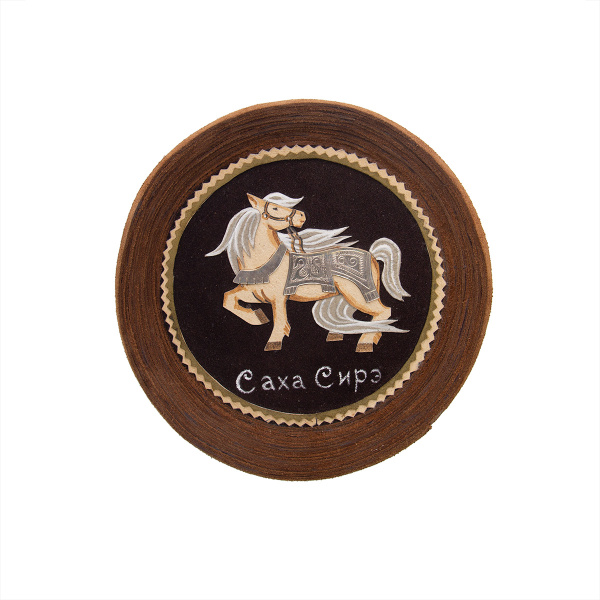 Панно круглое "Лошадь"